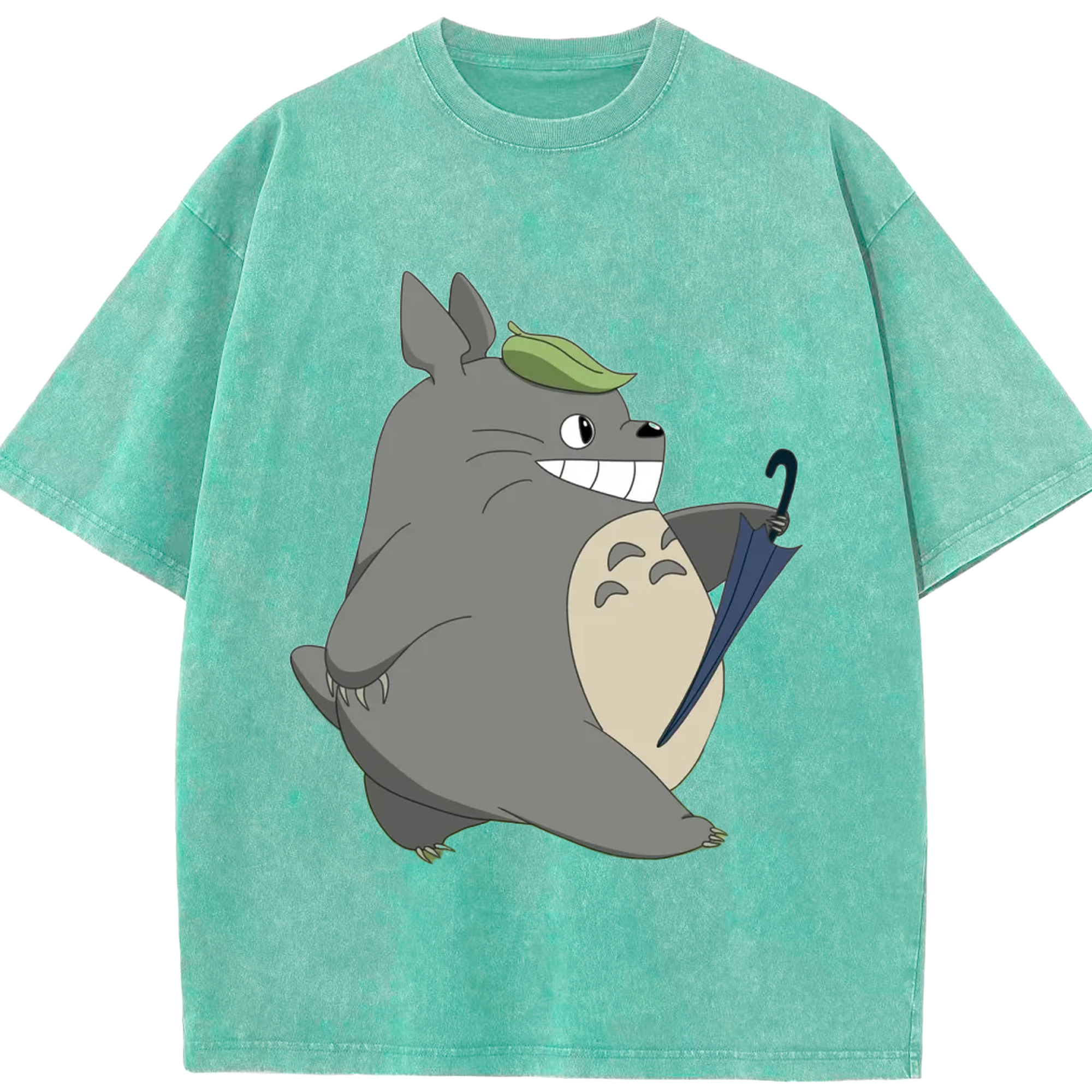 （画像用） となりのトトロ 草壁メイ 草壁サツキ My Neighbor Totoro Satsuki Kusakabe Mei Kusakabe 綿100% ヴィンテージ風 半袖Tシャツ（フロントプリント）
